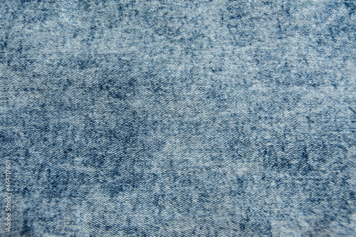 Light blue jean fabric background texture