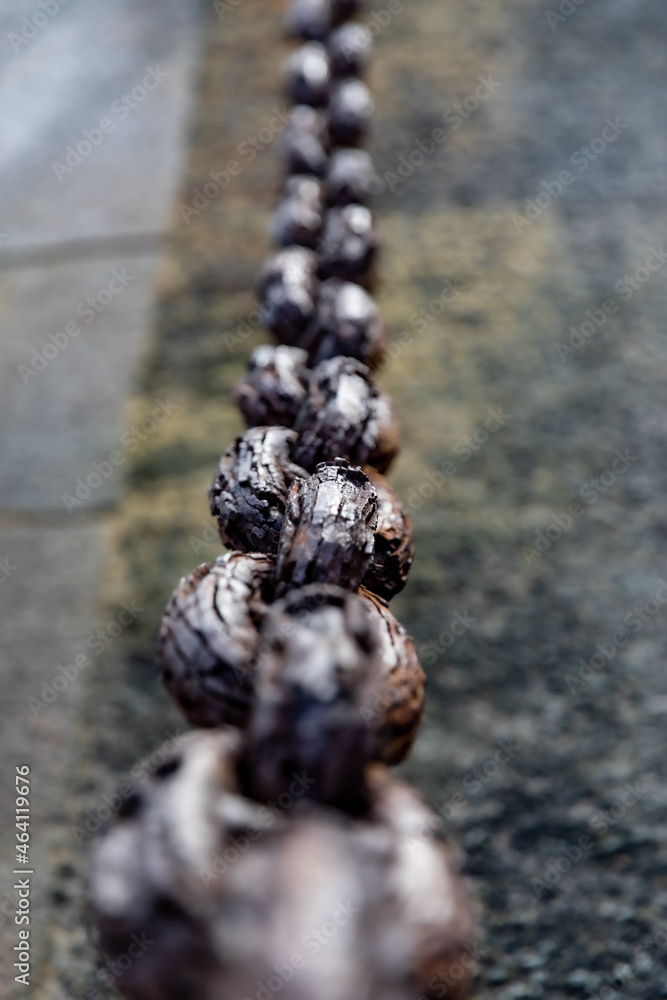 Rustic chain close-up abstract background Rustic chain close-up abstract background
