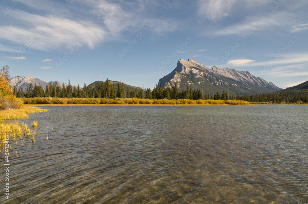 Vermillion Lakes with Mount Rundle in the Background