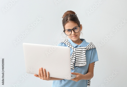 Little programmer with lapt...