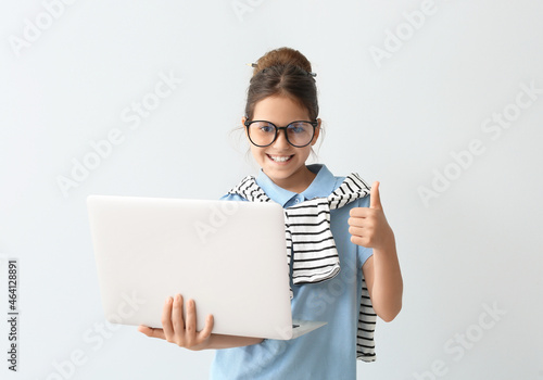 Little programmer with lapt...