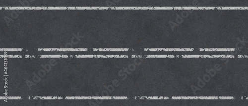 road with white double line