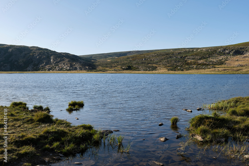 Laguna de las Yeguas in the natural park Lago de Sanabria. Zamora. Castilla y Leon