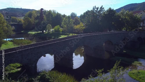 Bragança, Gimonde, Ponte Romana, ponte de xisto parte do antigo caminho de Santiago photo