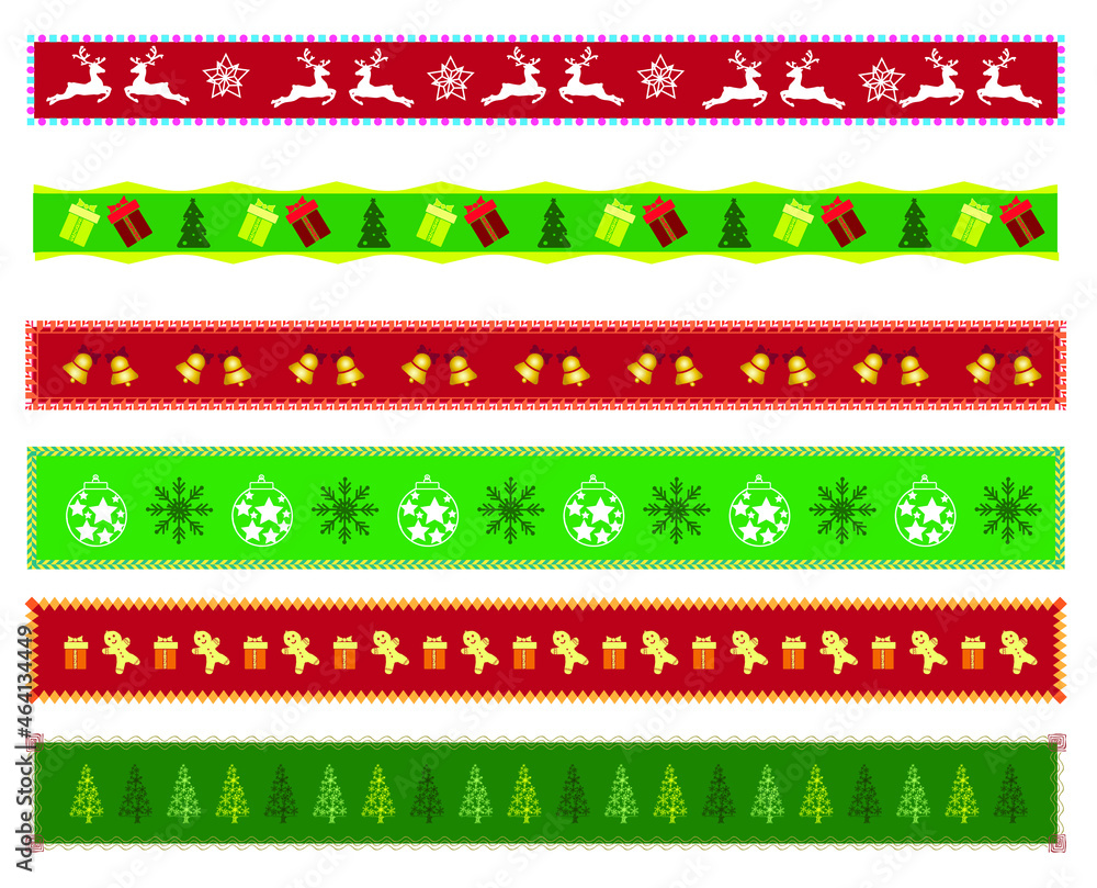 Set of christmas elements, banners