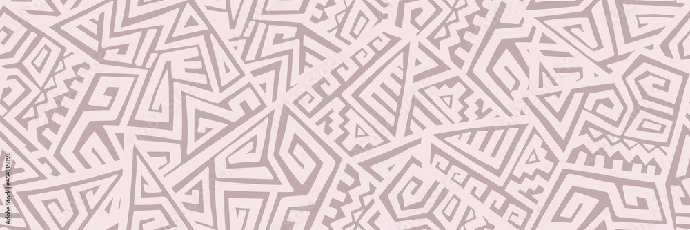 Unique Geometric Vector Seamless Pattern made in ethnic style. Aztec textile print. African traditional design. Creative boho pattern. Perfect for site backgrounds, wrapping paper and fabric design. Unique Geometric Vector Seamless Pattern made in ethnic style. Aztec textile print. African traditional design. Creative boho pattern. Perfect for site backgrounds, wrapping paper and fabric design.