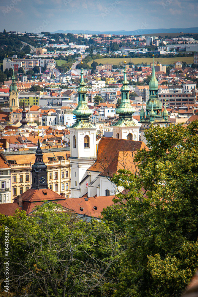 view from spilberk castle over brno, czech repbulic, czech, europe, moravia