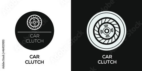 Creative (Car clutch) Icon ,Vector sign.