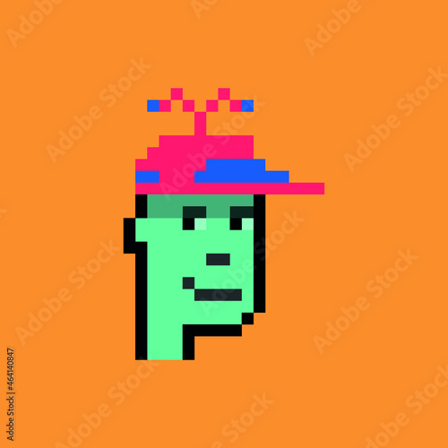 crypto punk from his own collection art -4