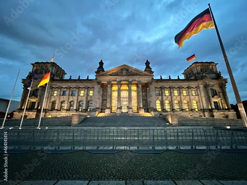 Bundestag am Abend