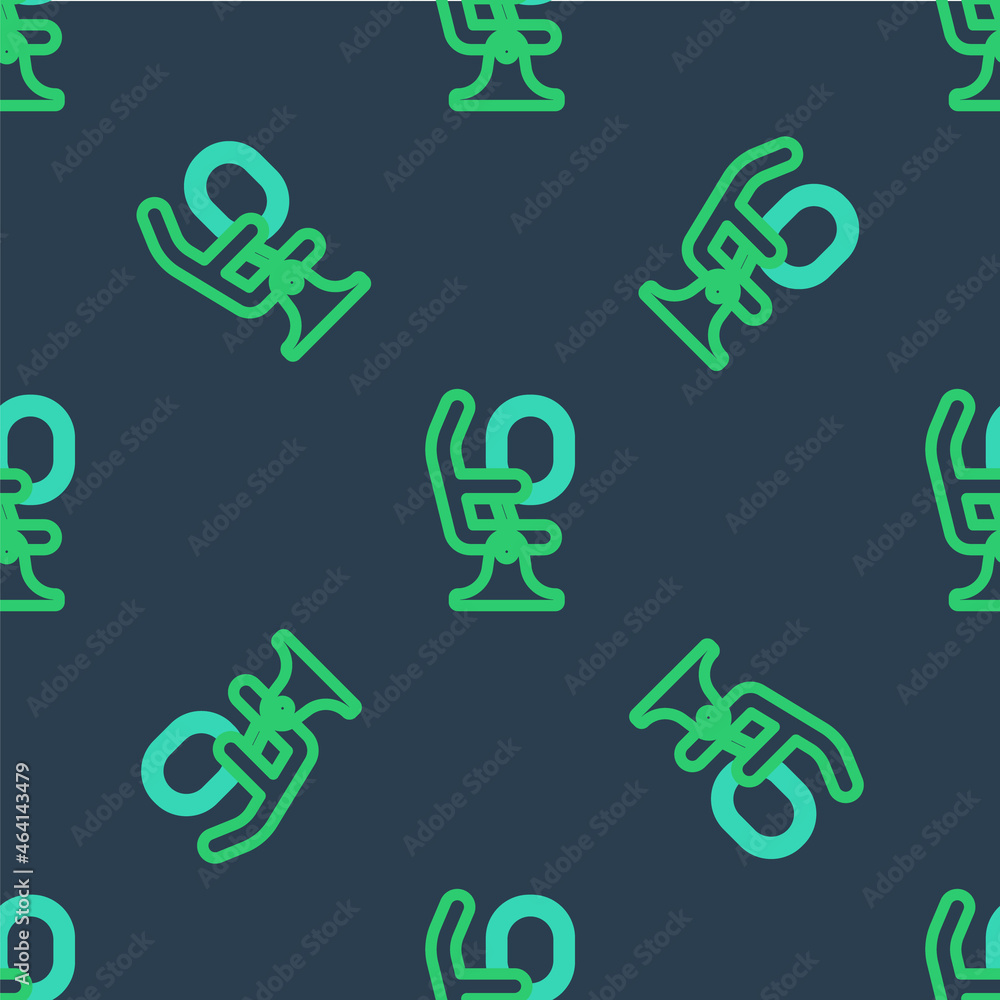Line Airplane seat icon isolated seamless pattern on blue background. Vector Line Airplane seat icon isolated seamless pattern on blue background. Vector
