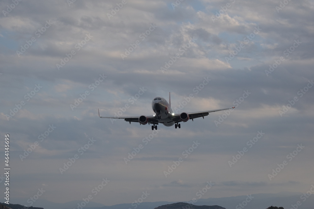 Fototapeta premium Airplane in the sky