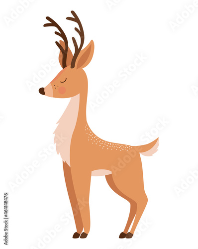 brown reindeer design