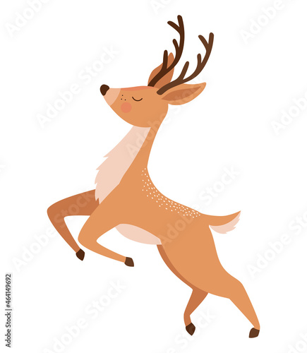brown reindeer icon