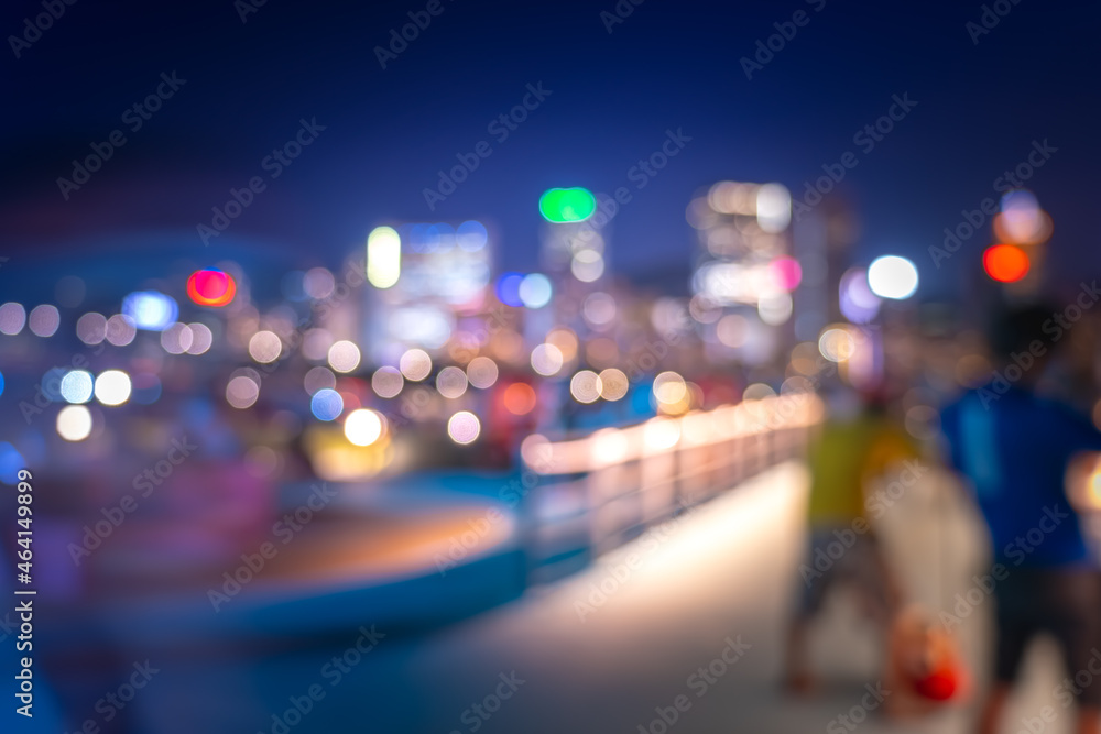 Abstract colorful circular bokeh with city background Abstract colorful circular bokeh with city background