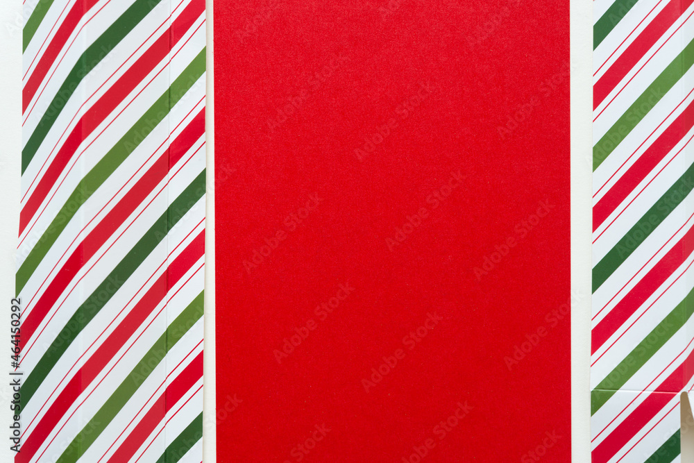 bright candy cane striped cardboard with red paper bright candy cane striped cardboard with red paper