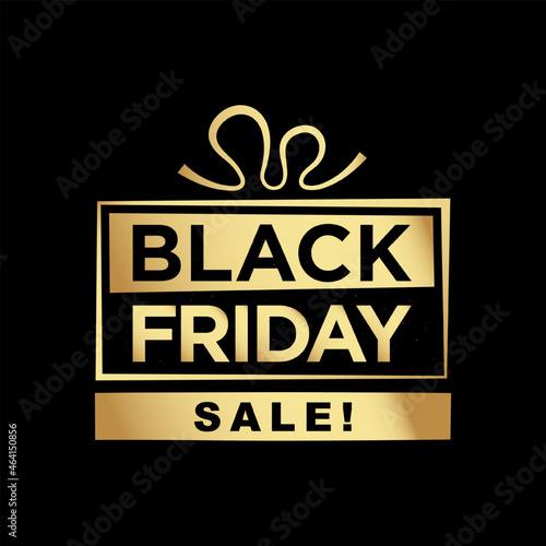 Black Friday Background. Black Friday Sale Banner. Vector Illustration.