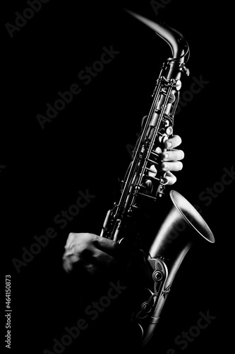 Canvas Print Saxophone player
