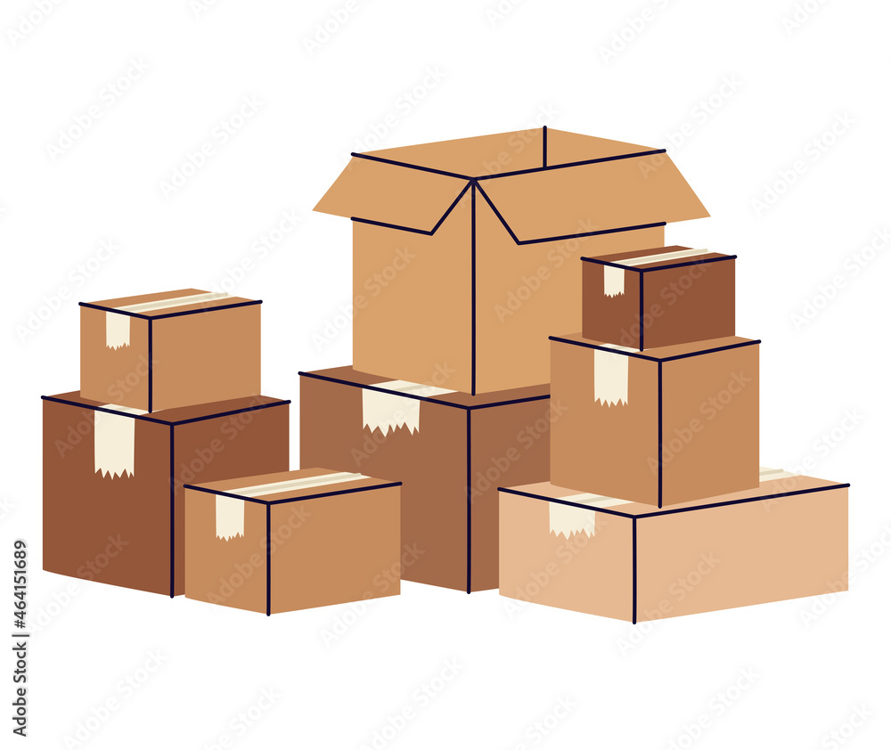 Obraz premium nice boxes stack