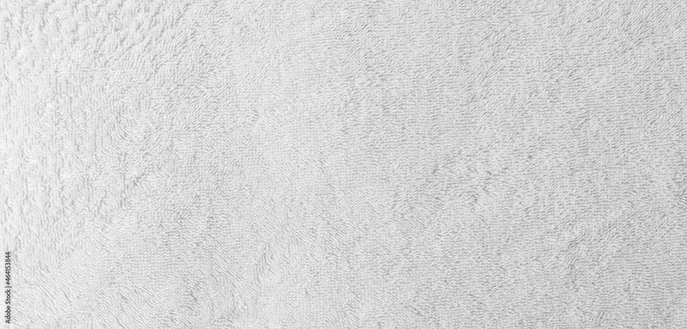 Obraz premium Panorama of Soft and Clean white towel texture and seamless background