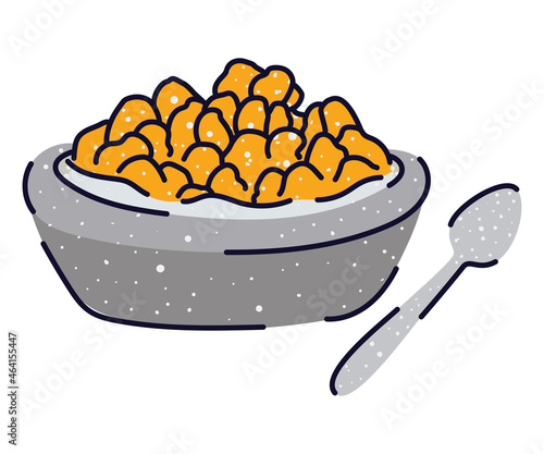 cereal plate illustration