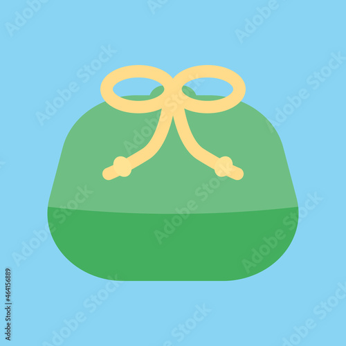 シンプルでかわいい弁当袋のイラスト