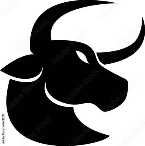 bull illustration vector silhouette taurus ox