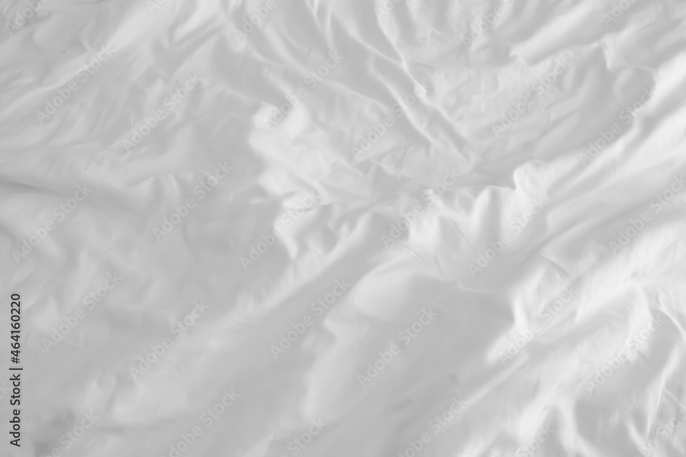 Obraz premium White linen background with copy space.