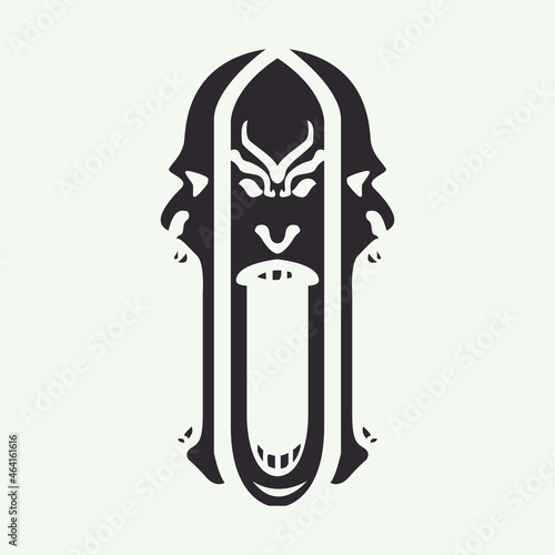 Sheogorath Symbol from The Elder Scrolls Vector Illustration	
 photo