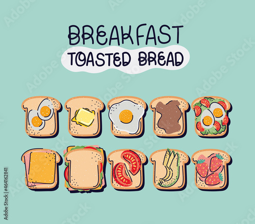 nice toasted breads