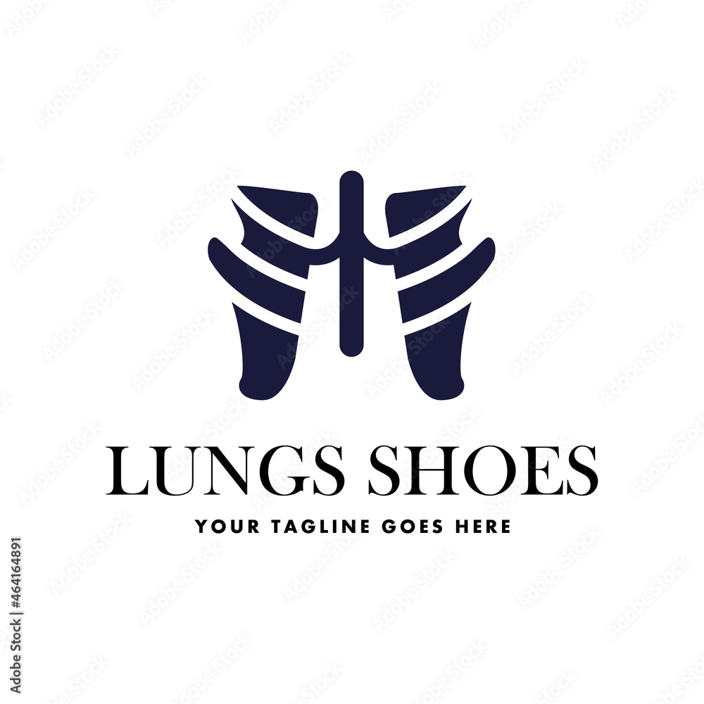 Logo Lungs Shoes For Health And Fitness Logo Lungs Shoes For Health And Fitness