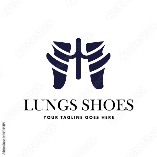 Logo Lungs Shoes For Health And Fitness