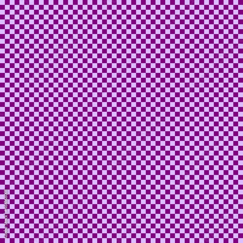 Checkerboard with very small squares. Purple and Lavender colors of checkerboard. Chessboard, checkerboard texture. Squares pattern. Background.