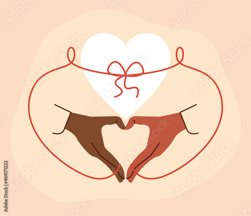 red string of destiny hands
