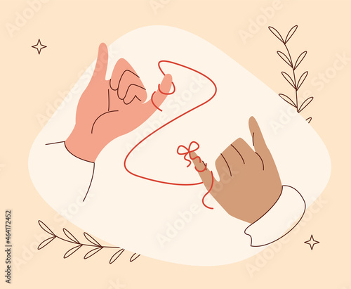 red string of destiny lovers