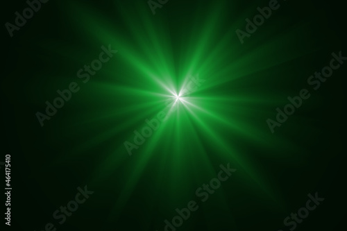 lens flare effect on black blackground