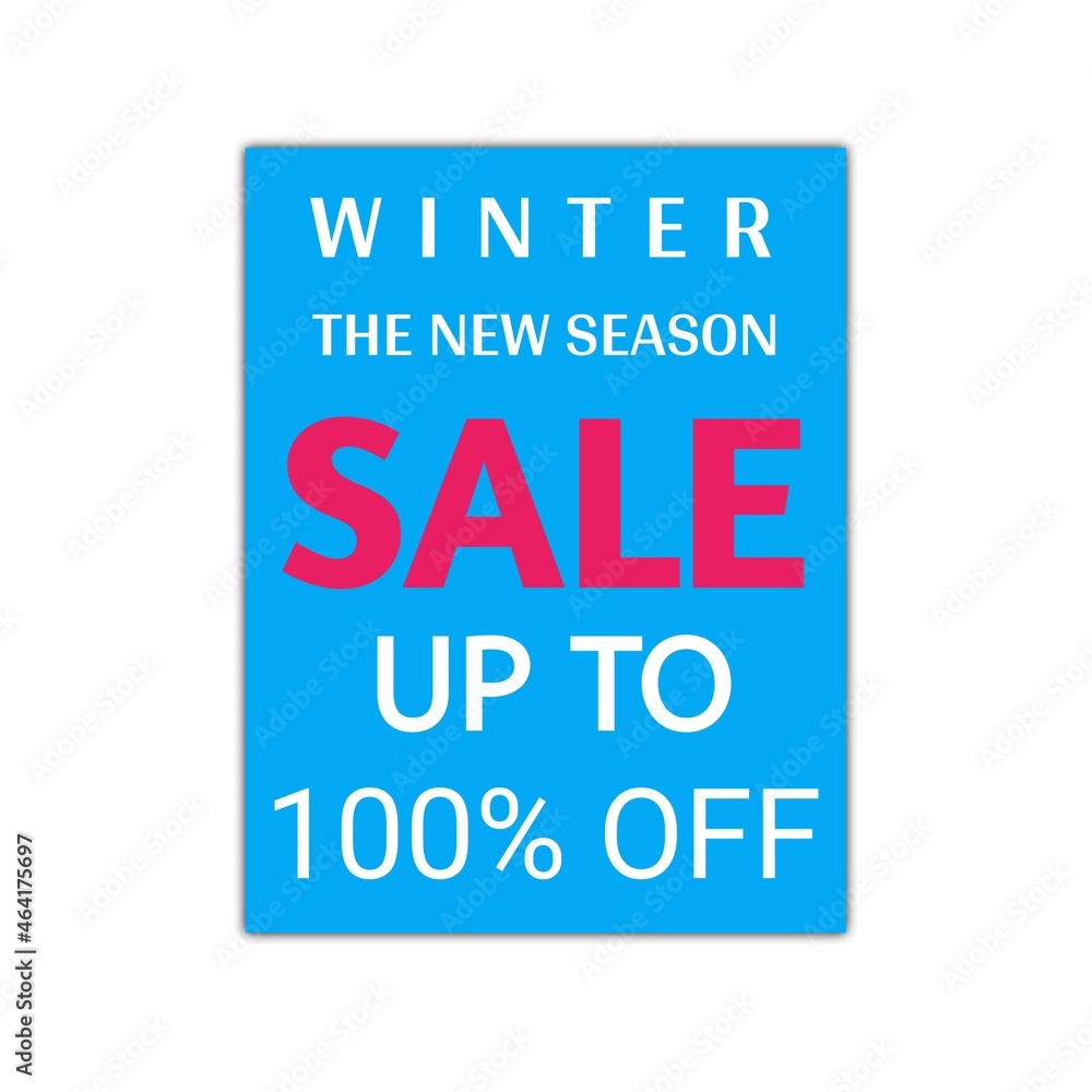 Winter season sale upto 100 percent sticker level buttom
