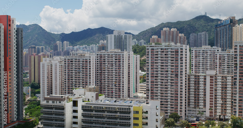 Hong Kong residential district in Choi Hung Hong Kong residential district in Choi Hung