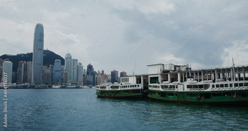 Hong Kong ferry pier