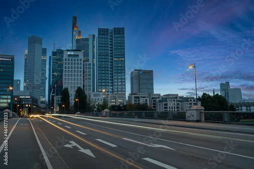 Skyline of Frankfurt am Main, Germany, European Finance Capital © Mike Mareen