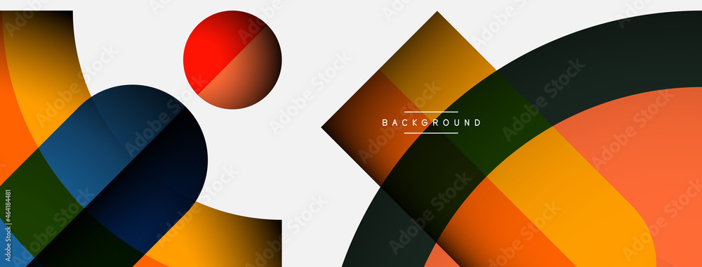 Trendy shapes, color minimal design composition, lines and shadows for wallpaper banner background or landing page Trendy shapes, color minimal design composition, lines and shadows for wallpaper banner background or landing page