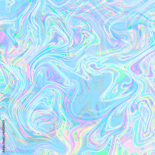 Holographic abstract background in pastel colors. Neon background, rainbow stains for modern design.