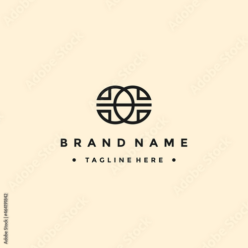 Letter CC Abstract logo vector design template
