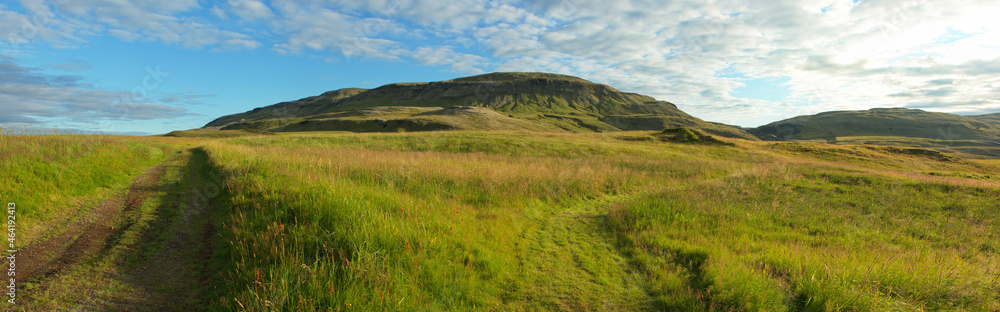 Landscape at Dalshöfdi on the south of Iceland, Europe
