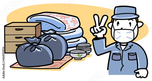 清掃業者-ゴミ回収