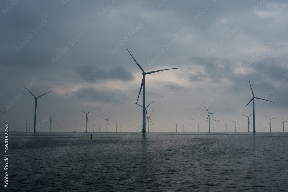 wind turbines farm