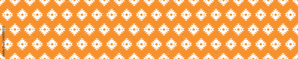 Orange and white kilim seamless pattern. Orange and white kilim seamless pattern.
