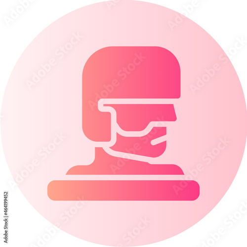 sculpture gradient icon
