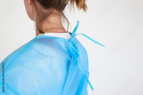 Disposable medical uniform protects against viruses and bacteria