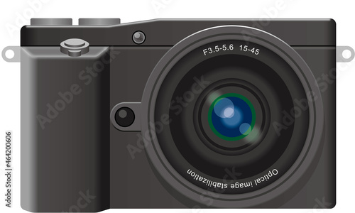 Mirrorless camera Digital camera デジタル一眼 ミラーレス カメラ 黒